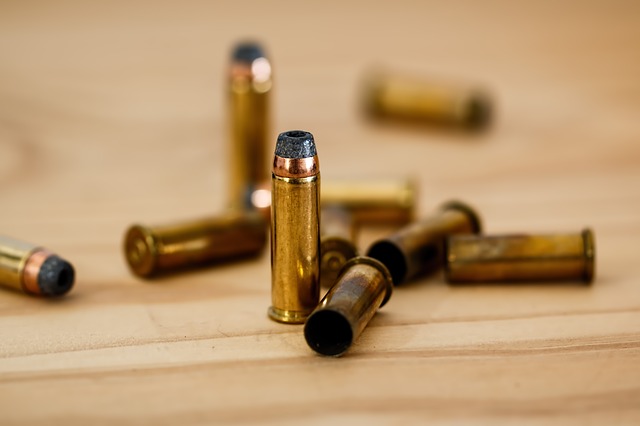 bullets on a table