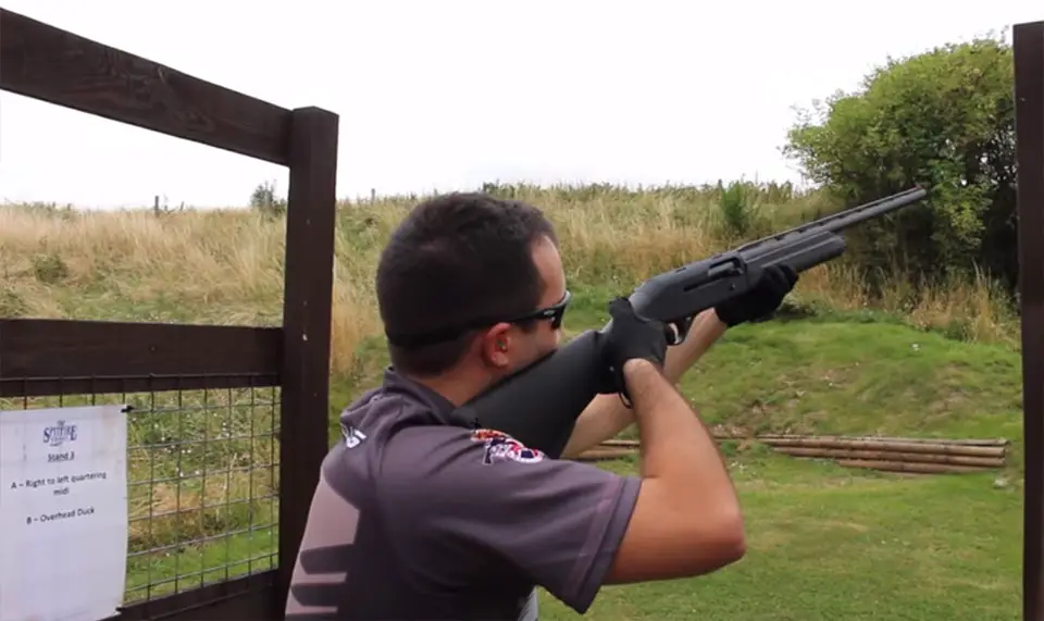 Man with M3000 Shotgun