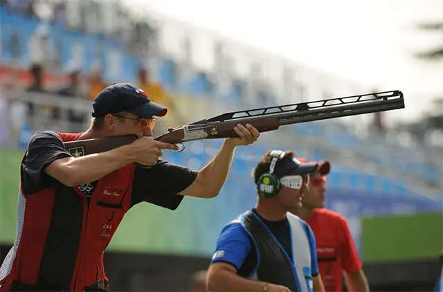 Olympic trap shooting